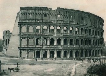 Colosseum, Rooma, Italia, 1927