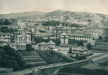 Näkymä Genovasta, Italiasta, 1927
