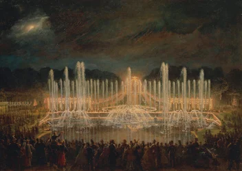 Ranska, Versailles, Nocturne Versaillesissa (Les grandes eaux a Versailles)