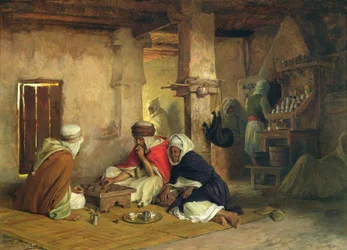 Arabialainen kahvila, noin 1874