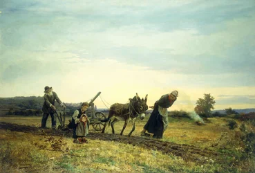 Peltojen kyntäminen, 1877