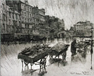 St. Antoine, teoksesta "Du Ier au XXeme: Les Arrondissements de Paris...", julkaistu 1903 (etsaus)