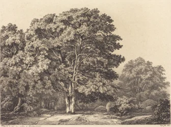 Sisäänkäynti metsään, 1840.