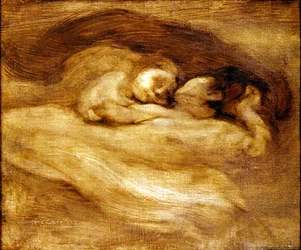 Äitiys (öljy kankaalle)
