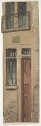 Suunnitelma lavastukselle Pariisin oopperassa, 1830-90.