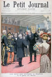 Ruotsin kuninkaan vierailu Pariisiin 1900.