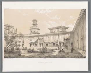 Palau Char Bagh a Isfahan Palais du Tchar-Bach Ispahan (títol a l