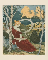 Metsässä, noin 1899.