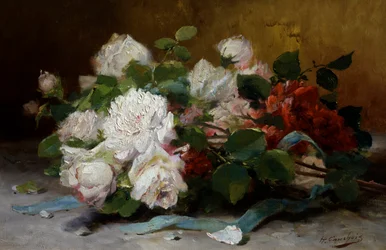 Ruusukimppu. Eugene Henri Cauchois