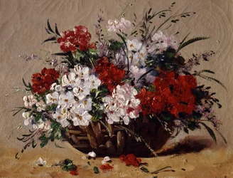 Kesäkukkien kori. Eugene Henri Cauchois