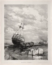 Kuusi merijalkaväkeä: Laskuvesi, 1833.