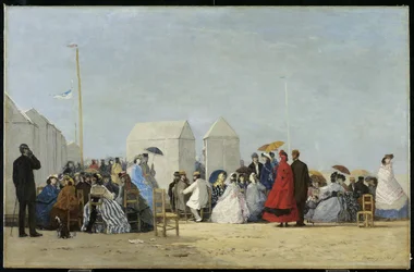 Ranta lähellä Trouvilleä, 1864