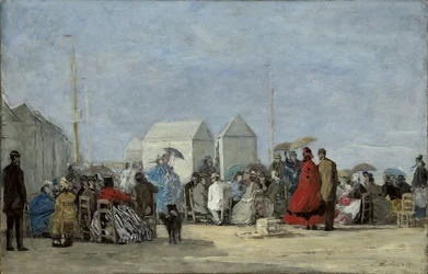 Rantakohtaus Trouvillessa; Rantakohtaus Trouvillessa, 1864