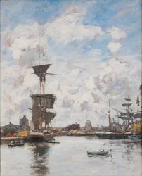 Deauville. The Basin, 1884.
