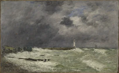 Le Havren Frascatin edustalla myrskytuulessa