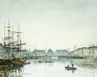 Le Havre, kauppa-allas, 1894
