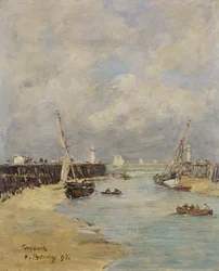 Laskuvesi Trouvillessa, 1895