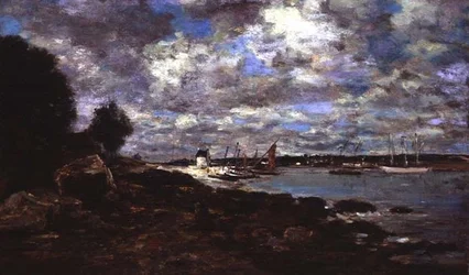 Plougastel-Daoulas (öljy kankaalle)