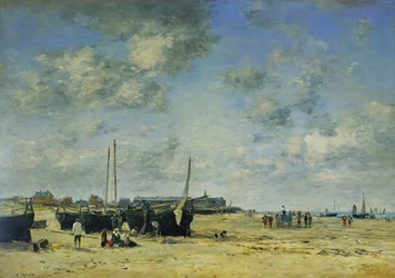 Berckin ranta; Berck Beach, 1878