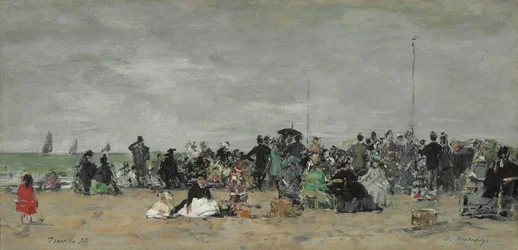 Trouville Beach, 1874