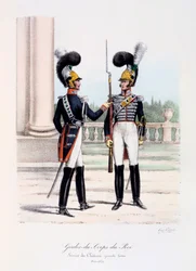 Gardes-du-Corps de Roi, Service de Chateau, kokomekko, 1820-30