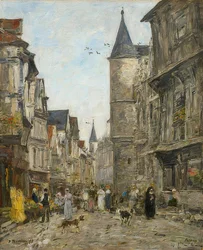 Rue Saint-Romain, Rouen. 1895