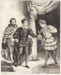Hamlet ja Guildenstern Act III, kohtaus II, 18341843.