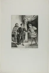 Hamlet ja Guildenstern, laatta 6 Hamletista.