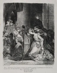 Kuvituksia Faustille: Marguerite kirkossa