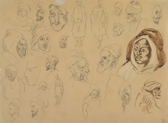 Tutkimuksia arabien päistä ja hahmoista, vuoden 1832 jälkeen.