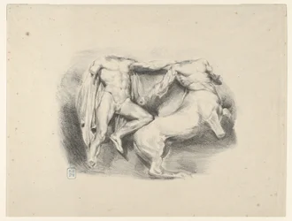 Theseus Kentaurin valloittaja Eurytus, 1825, 1825.