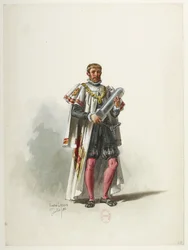 Btv1b84558104 29 - Saint-Saëns - Henrik VIII - Maquettes de costumes - Lacoste - 29. puku
