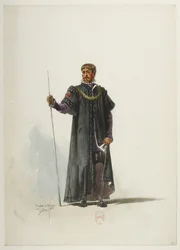 Btv1b84558104 30 - Saint-Saëns - Henrik VIII - Maquettes de costumes - Lacoste - 30th Costume (30. puku)
