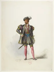 Btv1b84558104 68 - Saint-Saëns - Henry VIII - Maquettes de costumes - Lacoste - 66. puku