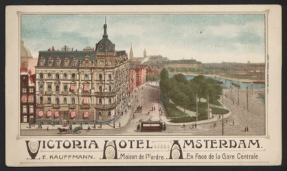 Victoria Hotel, Amsterdam (värikaiverrus)