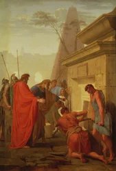 Darius Hystaspes avaa Nitocrisin haudan, noin 1649