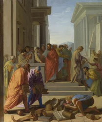 Pyhä Paavali saarnaa Efesoksessa, 1649