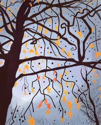 London Planetree , Brooklyn (digitaalista taidetta)
