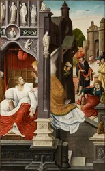 Kohtaus Saint Rochin elämästä, 1517.