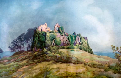 Oystermouthin linna, lähellä Swanseaa, Wales, 1924-1926.