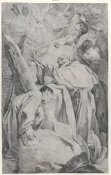 Siunatun Piero Gambacortin ekstaasi Pisasta, n. 1725-28.