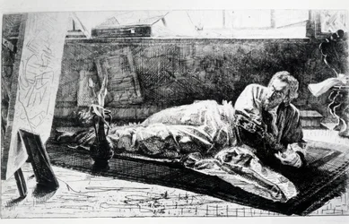 Carthusian tai At the Charterhouse of Pavia (etsaus)