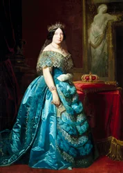Muotokuva Isabella II:sta Espanjan kuningatar
