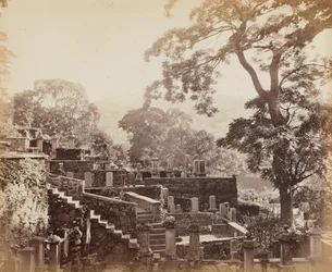 Japanilainen temppelihautausmaa, Shuntoji, Nagasaki, n. 1867.