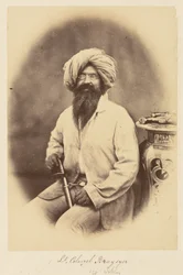 Everstiluutnantti Braysyer. [sic] 14. sikhit