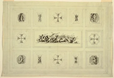 Sodalle omistettu kattokaappi, Palazzo Quirinale, Rooma