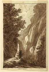 Piirros, Tie Caprarolaan, n. 1813.