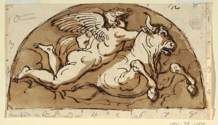 Tarus, Lunette for Ceiling, Kahdeksankulmainen huone, Palazzo Milzetti, Faenza