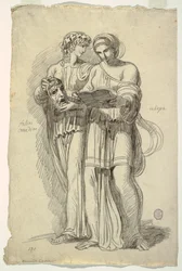 Thalia, komedian ja Calliope, eeppisen runouden museo