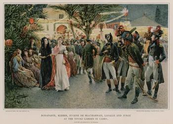 Kokoontuminen Tivoli Gardenissa Kairossa